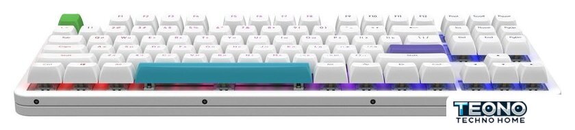Клавиатура Red Square Alumix TKL Simple (белый, g3ms Amber) - Изображение №3 — Интернет-магазин Teono.by