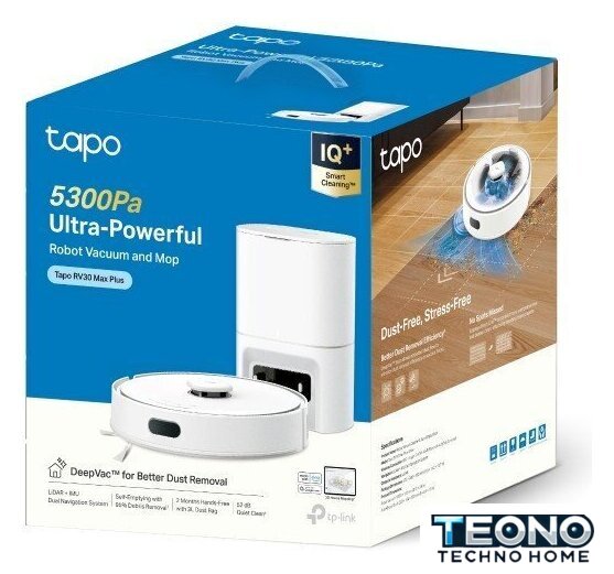 Робот-пылесос TP-Link Tapo RV30 Max Plus (белый) - Изображение №12 — Интернет-магазин Teono.by