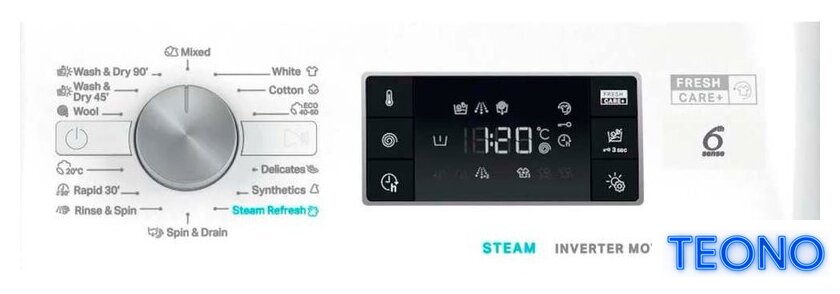 Стирально-сушильная машина Whirlpool FFWDB 964489 SV EE - Изображение №8 — Интернет-магазин Teono.by