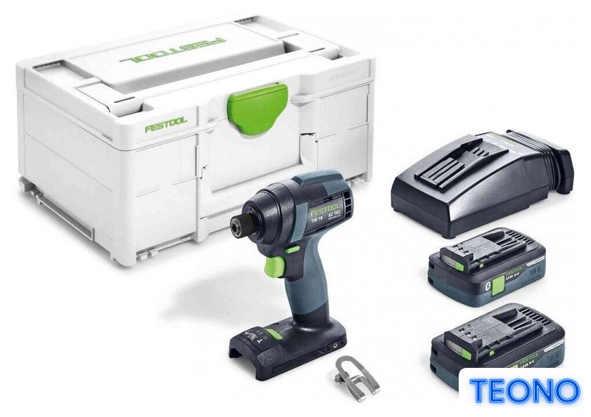 Винтоверт Festool TID 18 HPC 4.0 I-Plus 576482 (с 2-мя АКБ, кейс) - Изображение №1 — Интернет-магазин Teono.by