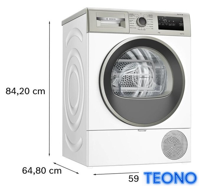 Сушильная машина Bosch Serie 4 WTH85VMSPL - Изображение №7 — Интернет-магазин Teono.by