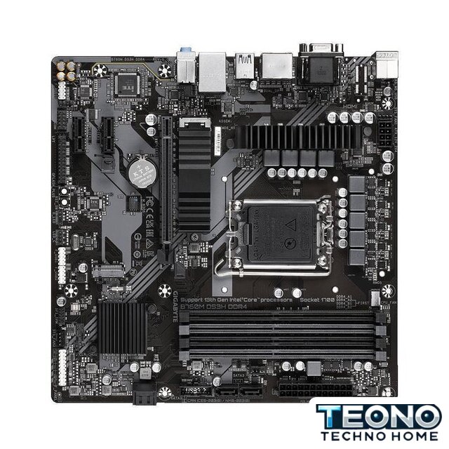 Материнская плата Gigabyte B760M DS3H DDR4 (rev. 1.0) - Изображение №4 — Интернет-магазин Teono.by