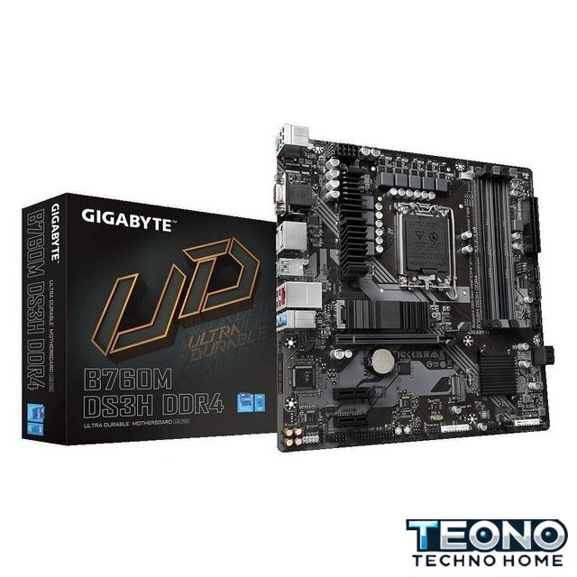 Материнская плата Gigabyte B760M DS3H DDR4 (rev. 1.0) - Изображение №6 — Интернет-магазин Teono.by