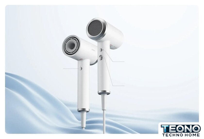 Фен Xiaomi High-speed Ionic Hair Dryer GSHGL01LX (европейская версия, белый) - Изображение №7 — Интернет-магазин Teono.by