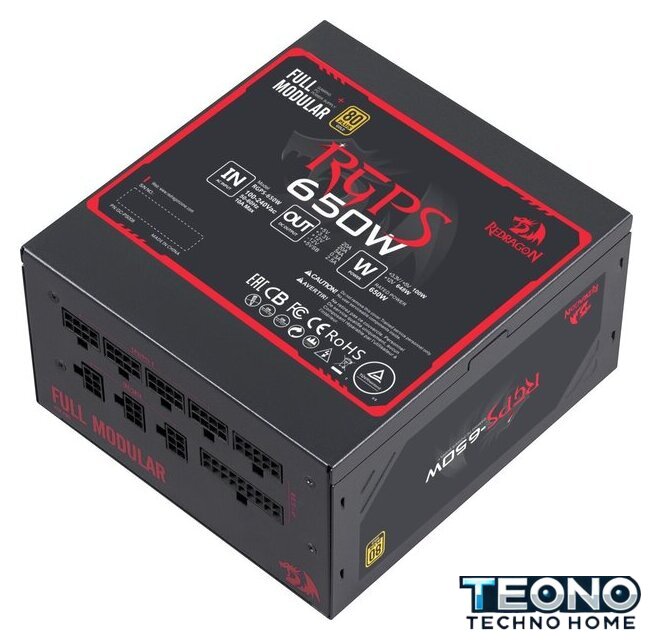 Блок питания Redragon RGPS-650W 70487 - Изображение №1 — Интернет-магазин Teono.by