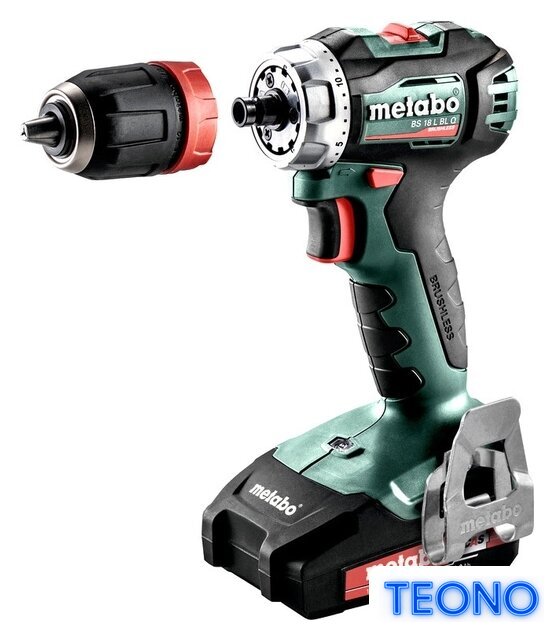 Дрель-шуруповерт Metabo BS 18 L BL Q 602327500 (с 2-мя АКБ, кейс) - Изображение №2 — Интернет-магазин Teono.by