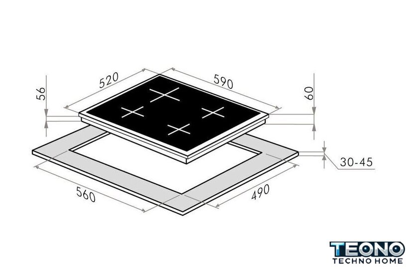 Варочная панель MAUNFELD AVI594FBK - Изображение №14 — Интернет-магазин Teono.by