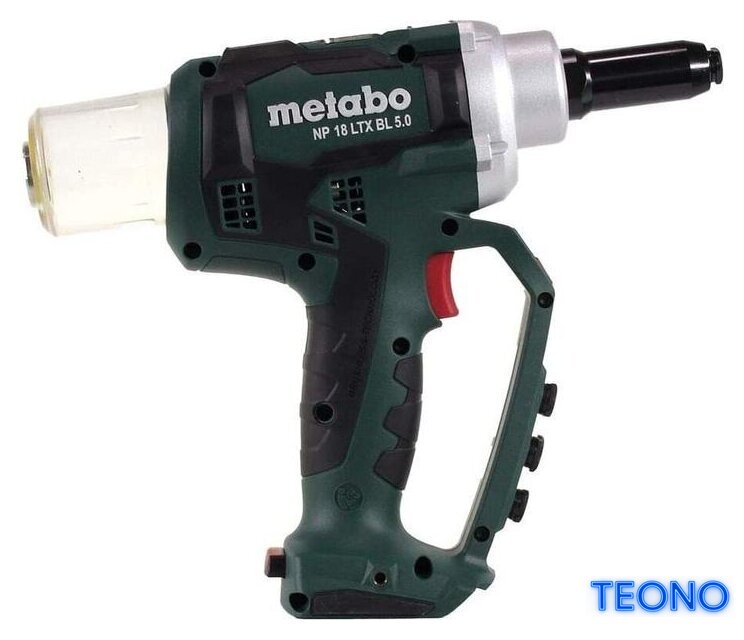 Заклепочник Metabo NP 18 LTX BL 5.0 619002840 (без АКБ, кейс) - Изображение №3 — Интернет-магазин Teono.by