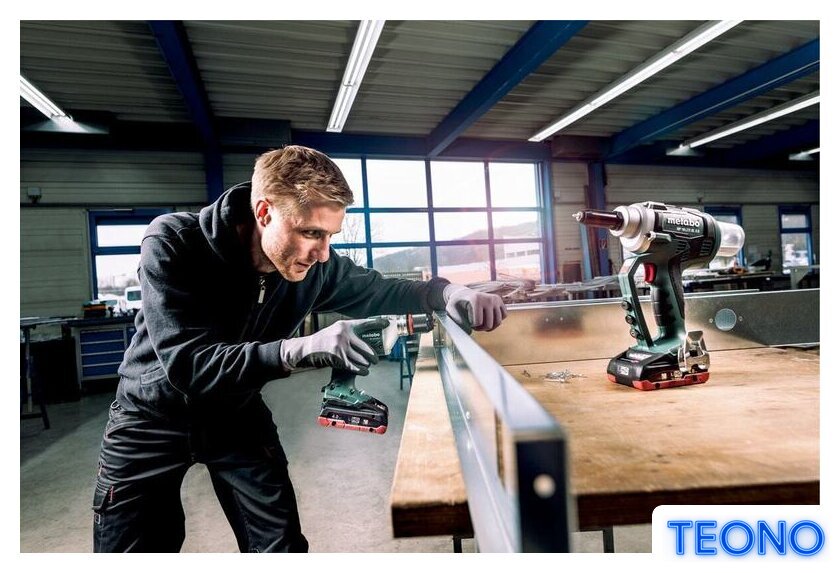 Заклепочник Metabo NP 18 LTX BL 5.0 619002840 (без АКБ, кейс) - Изображение №5 — Интернет-магазин Teono.by