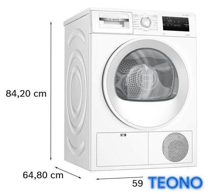 Сушильная машина Bosch Serie 4 WTH86200PL - Изображение №7 — Интернет-магазин Teono.by