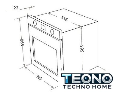 Электрический духовой шкаф HOMSair OES657WH - Изображение №2 — Интернет-магазин Teono.by