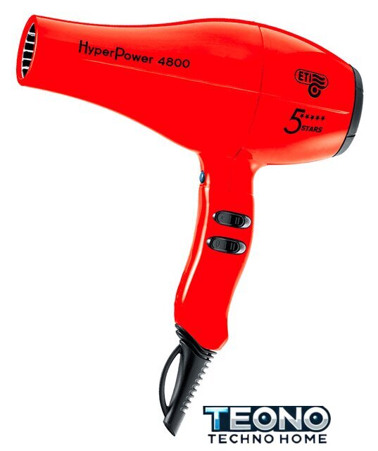 Фен ETI Hyper Power 4800 (красный) - Изображение №1 — Интернет-магазин Teono.by