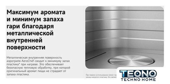 Аэрогриль (аэрофритюрница) Trouver Air Fryer FD10 Pro VFF12A (белый) - Изображение №14 — Интернет-магазин Teono.by