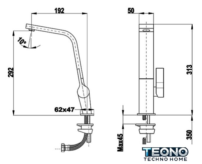 Смеситель TEKA Maestro 116030005 - Изображение №6 — Интернет-магазин Teono.by