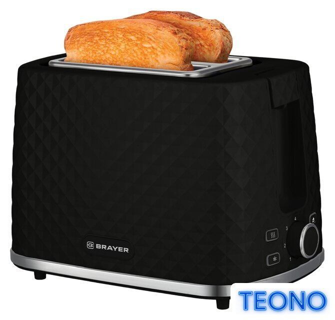 Тостер Brayer BR2101BK - Изображение №1 — Интернет-магазин Teono.by