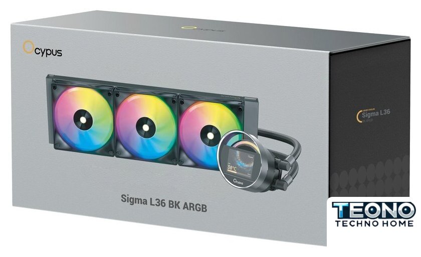 Система жидкостного охлаждения для процессора Ocypus Sigma L36 BK ARGB Sigma-L36-BK3AAWWN00X-GL - Изображение №8 — Интернет-магазин Teono.by