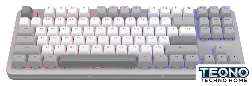 Клавиатура Red Square Alumix TKL Gray Matter (g3ms Sapphire) - Изображение №2 — Интернет-магазин Teono.by