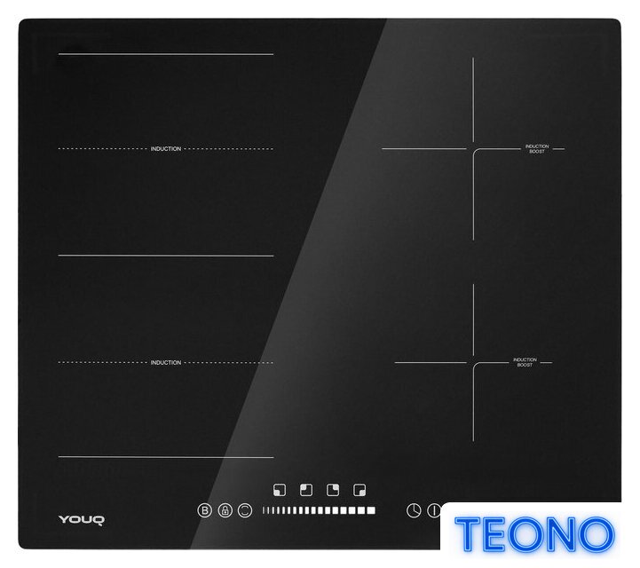 Варочная панель YOUQ YQHI 60.941F619 Inverter BL - Изображение №1 — Интернет-магазин Teono.by
