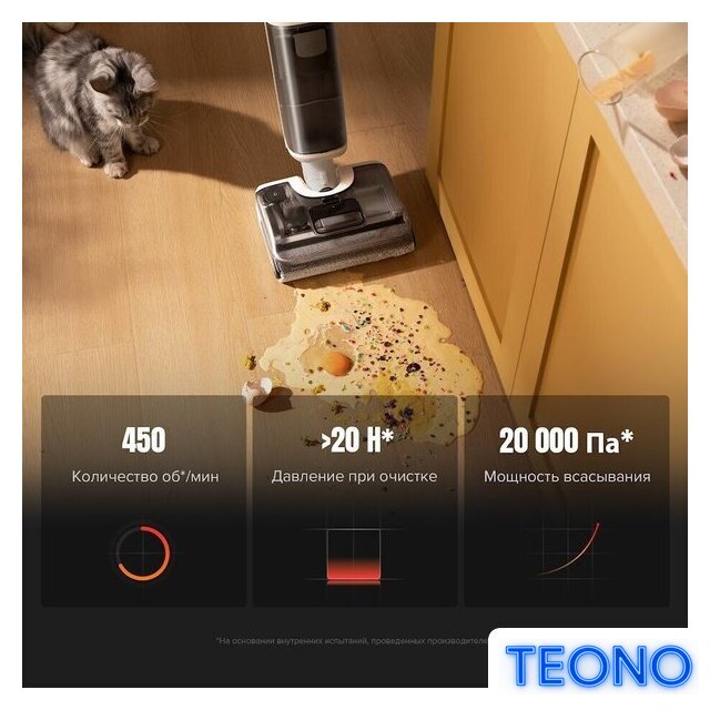 Вертикальный моющий пылесос Roborock Wet and Dry Vacuum Cleaner F25 RT WD5M7B012-02 (с русской озвучкой) - Изображение №22 — Интернет-магазин Teono.by