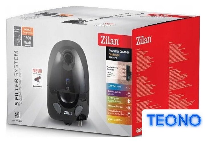 Пылесос Zilan ZLN8471 (черный) - Изображение №9 — Интернет-магазин Teono.by
