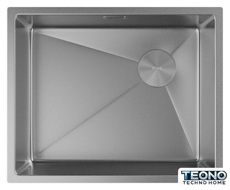 Кухонная мойка ZorG Zerox 54 U / IF Side SF Steel - Изображение №3 — Интернет-магазин Teono.by