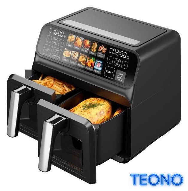 Аэрогриль (аэрофритюрница) Goetze & Jensen AF720K Dual - Изображение №2 — Интернет-магазин Teono.by