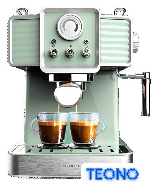 Рожковая кофеварка Cecotec Power Espresso 20 Tradizionale Light Green - Изображение №1 — Интернет-магазин Teono.by