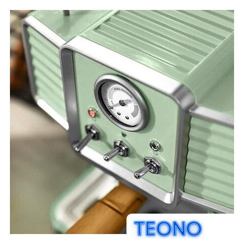 Рожковая кофеварка Cecotec Power Espresso 20 Tradizionale Light Green - Изображение №4 — Интернет-магазин Teono.by