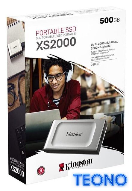 Внешний накопитель Kingston XS2000 500GB SXS2000/500G - Изображение №5 — Интернет-магазин Teono.by