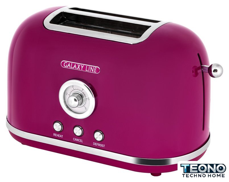 Тостер Galaxy Line GL2916 (малиновый джем) - Изображение №1 — Интернет-магазин Teono.by