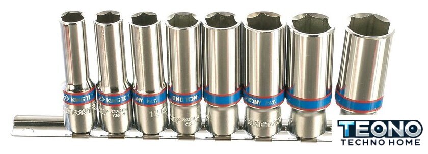 Набор головок слесарных King Tony 3508MR10 - Изображение №2 — Интернет-магазин Teono.by
