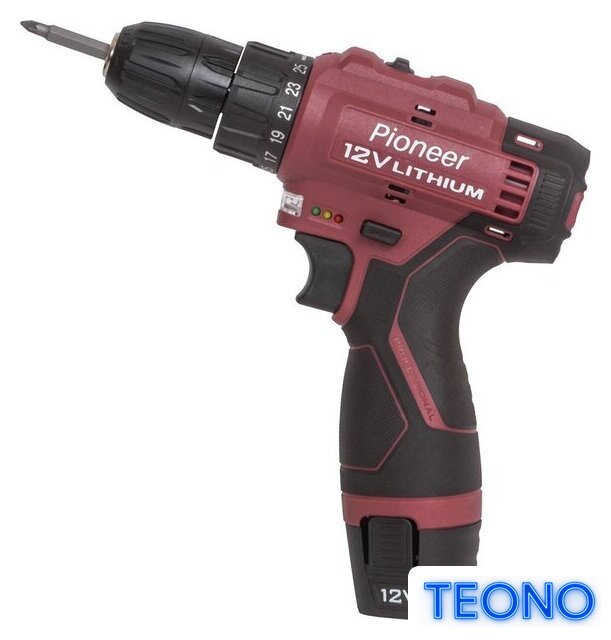 Дрель-шуруповерт Pioneer Tools CD-M1215-01 (с 1-им АКБ) - Изображение №1 — Интернет-магазин Teono.by