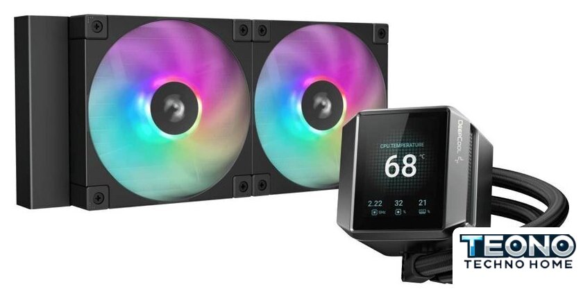 Система жидкостного охлаждения для процессора DeepCool Mystique 240 ARGB R-LX550-BKADSNC-G-1 - Изображение №1 — Интернет-магазин Teono.by