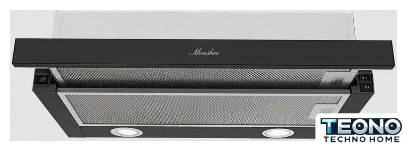 Кухонная вытяжка Monsher Loin 60 Noir (черный) - Изображение №1 — Интернет-магазин Teono.by