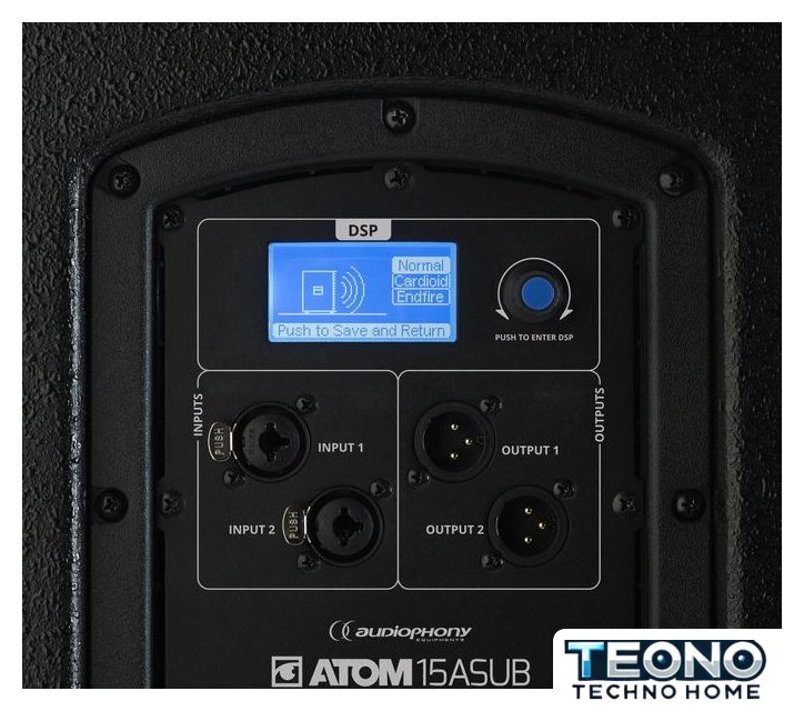 Активный сабвуфер Audiophony ATOM15SUB - Изображение №3 — Интернет-магазин Teono.by