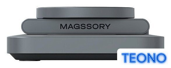 Беспроводное зарядное Magssory Yoga 3 в 1 Charging Station для Apple Qi2 WCH016m (темно-серый) - Изображение №7 — Интернет-магазин Teono.by