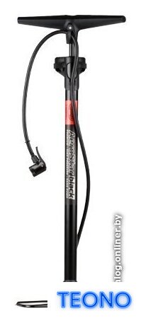 Насос ручной велосипедный Heyner Handpumpe mit Manometer (черный) - Изображение №1 — Интернет-магазин Teono.by