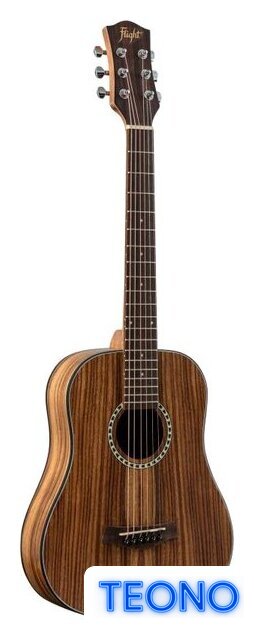 Акустическая гитара Flight TR-1000 Teak - Изображение №2 — Интернет-магазин Teono.by