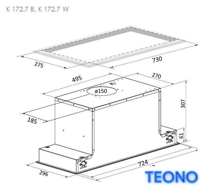 Кухонная вытяжка Zigmund & Shtain K 172.7 W - Изображение №12 — Интернет-магазин Teono.by