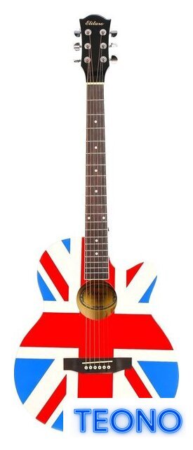 Акустическая гитара Elitaro E4040 UK Flag - Изображение №1 — Интернет-магазин Teono.by