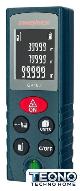 Лазерный дальномер Ermenrich Reel Plus GK100 83078 - Изображение №1 — Интернет-магазин Teono.by