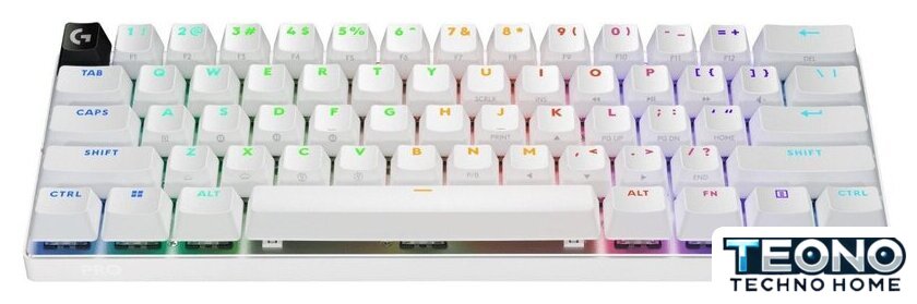 Клавиатура Logitech G Pro X 60 Lightspeed GL Tactile 920-011934 (белый, нет кириллицы) - Изображение №2 — Интернет-магазин Teono.by