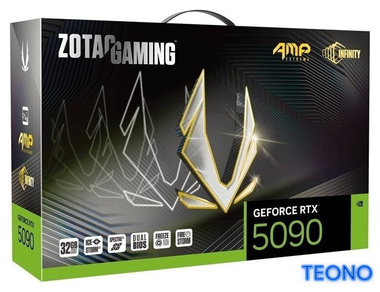 Видеокарта ZOTAC Gaming GeForce RTX 5090 AMP Extreme Infinity ZT-B50900B-10P - Изображение №8 — Интернет-магазин Teono.by