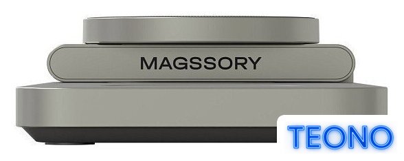 Беспроводное зарядное Magssory Yoga 3 в 1 Charging Station для Apple Qi2 WCH016t (титан) - Изображение №9 — Интернет-магазин Teono.by