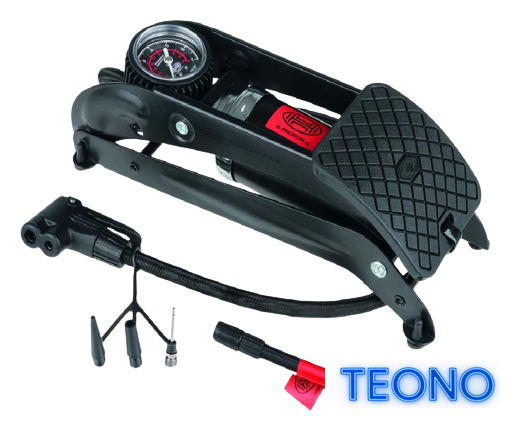 Насос ножной велосипедный Heyner PedalPower PRO (черный) - Изображение №1 — Интернет-магазин Teono.by