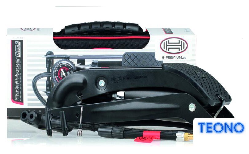 Насос ножной велосипедный Heyner PedalPower PRO (черный) - Изображение №5 — Интернет-магазин Teono.by