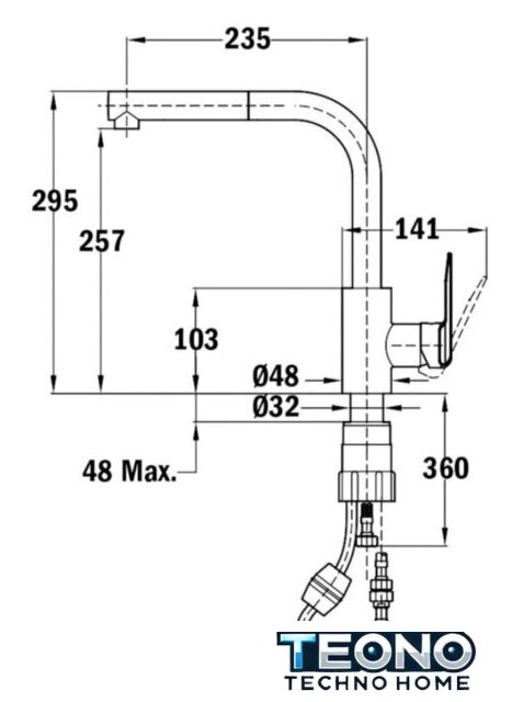 Смеситель TEKA Maestro 539381200 - Изображение №2 — Интернет-магазин Teono.by