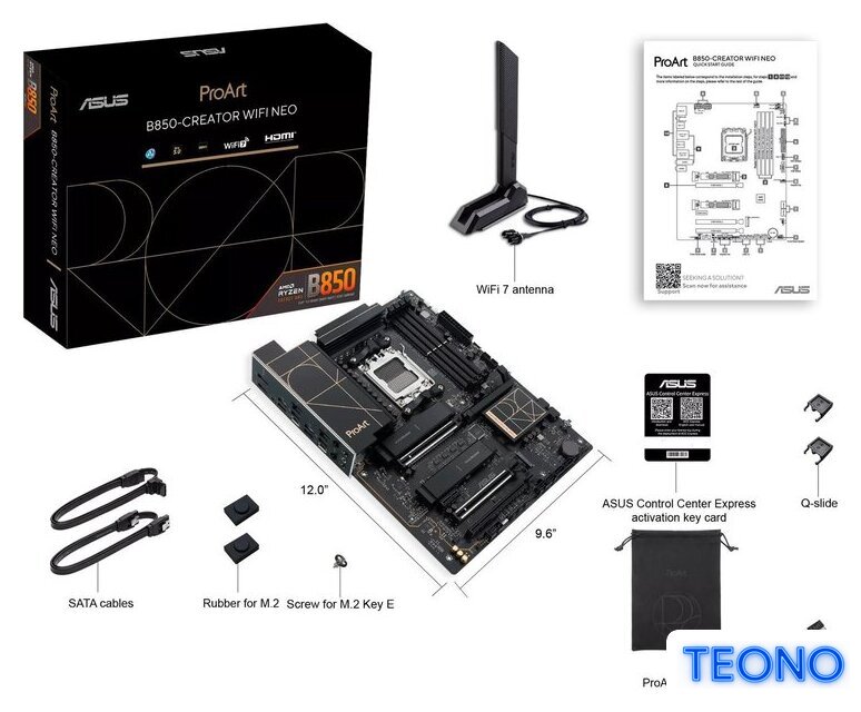Материнская плата ASUS ProArt B850-Creator WIFI NEO - Изображение №10 — Интернет-магазин Teono.by
