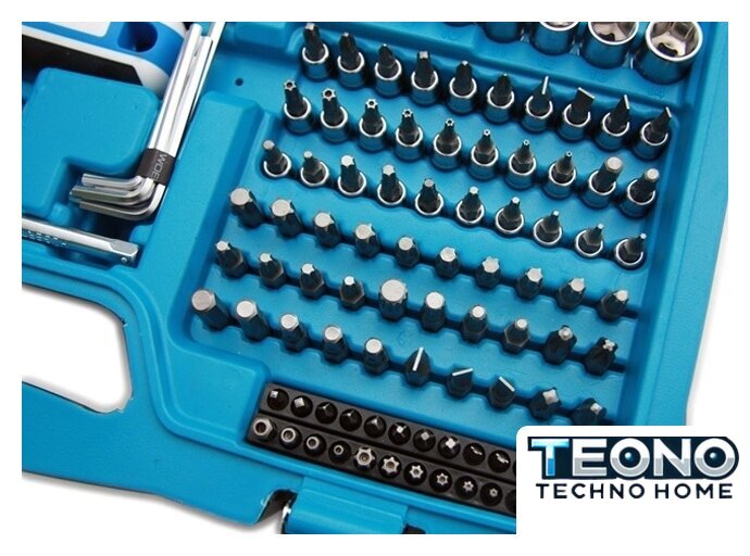 Универсальный набор инструментов Hoegert Technik HT1R444 (222 предмета) - Изображение №5 — Интернет-магазин Teono.by