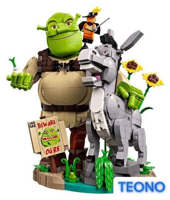 Конструктор LEGO Shrek 72423 Фигурки Шрек, Осел и Кот в сапогах - Изображение №2 — Интернет-магазин Teono.by